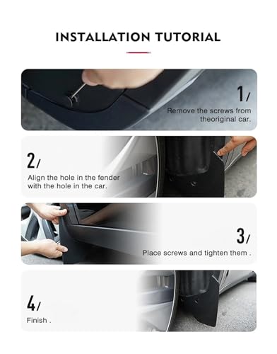 Guardabarros Tesla Model X 2015-2022, viaja sin preocuparte por el barro o la lluvia 5