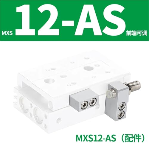 Vérin pneumatique à glissière MXS12 double effet avec guidage de précision
