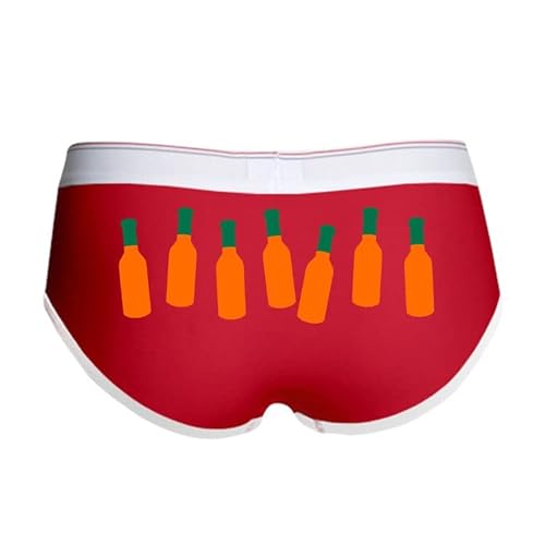 Cafepress Bottles Of Hot Sauce Women's Boy Brief Women's Boy Brief, Boyshort Panty Underwear With Novelty Design Red/White #TOP27