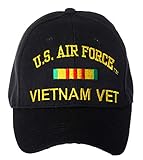 Artisan Owl Officially Licensed U.S. Air Force Vietnam Veteran Embroidered Adjustable Baseball Cap