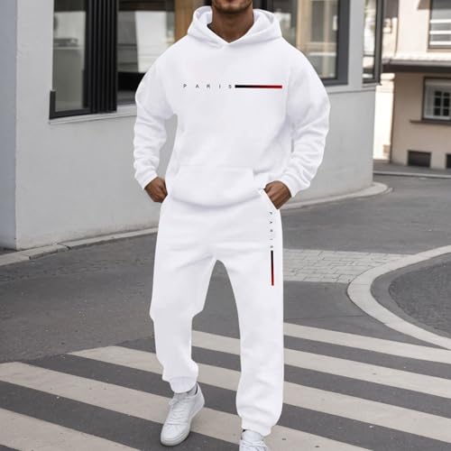 Sweat Suit Workout Sets for Men Leisure Suits 1970s Outfits 90s Outfit Mens 90 S Gym Hoodie and Jogger Set Men​​3