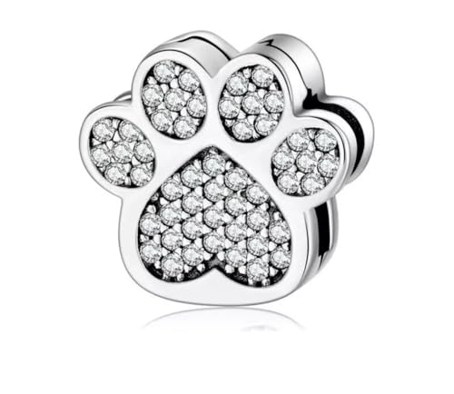 Charm pata gato plata ley 925 para pulsera Reflexions