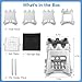 Portable Folding Wood Burning Stove, Stainless Steel Backpacking Stove for Camping, Hiking & Mountaineering with Carrying Bag