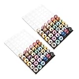 Brillance métallique longue durée : le fil métallique pour l'artisanat offre une brillance stable et résistante à la décoloration, garantissant que votre fil à broder pour la couture conserve sa brillance pour un affichage et une utilisation à long terme, fil textile, fil à broder pour la couture