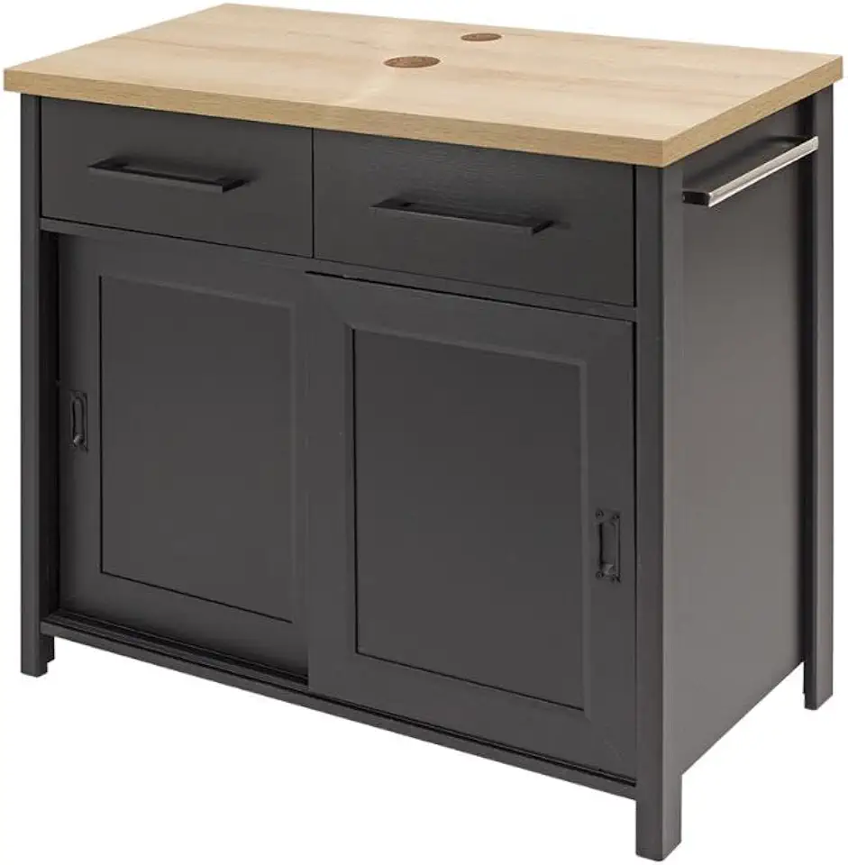 Gabinete Armário Banheiro Ditália Bn-04 cor:preto