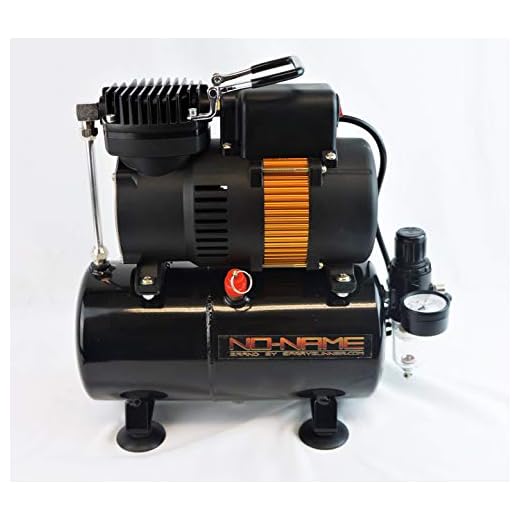 Tooty Airbrush Compressor with air tank. Piston type. NO-NAME Brand by SprayGunner