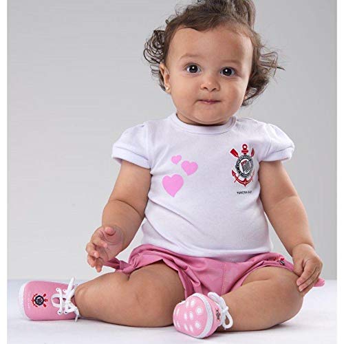 Conjunto Infantil Corinthians Rosa - Torcida Baby