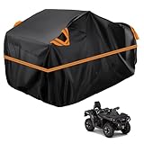 Matériau : la bache quad ATV est fabriquée en tissu Oxford 210D, universelle pour toutes les saisons, peut protéger votre véhicule de la pluie, du vent, de la neige et du soleil