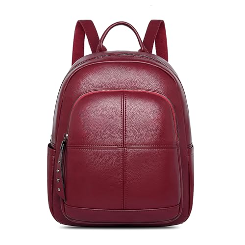 Sac à dos femme en cuir PU imperméable pour voyage et quotidien