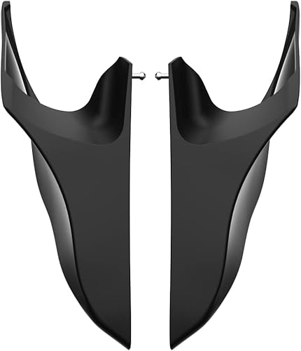 Miniatura 30 de Advanblack Barracuda - Cubiertas laterales estiradas plateadas (brillantes), paneles extendidos para Harley Touring Street Glide Road Glide Electra