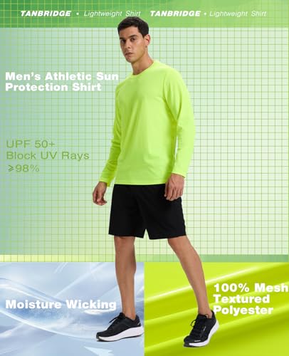 7 Pack Men's Long Sleeve Shirts Sun Protection Shirts Lightweight UPF 50+ Rash Guard for Running Workout Fishing4