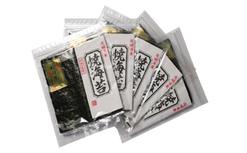 初摘み新海苔 焼海苔 5袋 セット 全形 5枚×5袋 (計 25枚 )