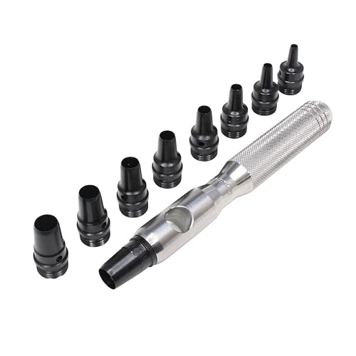 Image of Mayhew Tools 66012 Hollow Punch, 10-Piece Set, Black