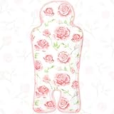 Pinkunn Gel Car Seat Baby Cooling Pad for Summer Breathable Stroller Cooler Pad Multifunctional Carseat Cooling Mat for Baby Child Dining Chair Safety Seat Stroller(Pink,Flower)