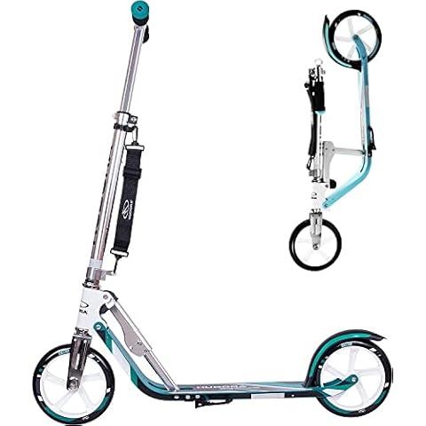 City Scooter Big Wheel Hudora Alu 8 205 Turquesa Cover