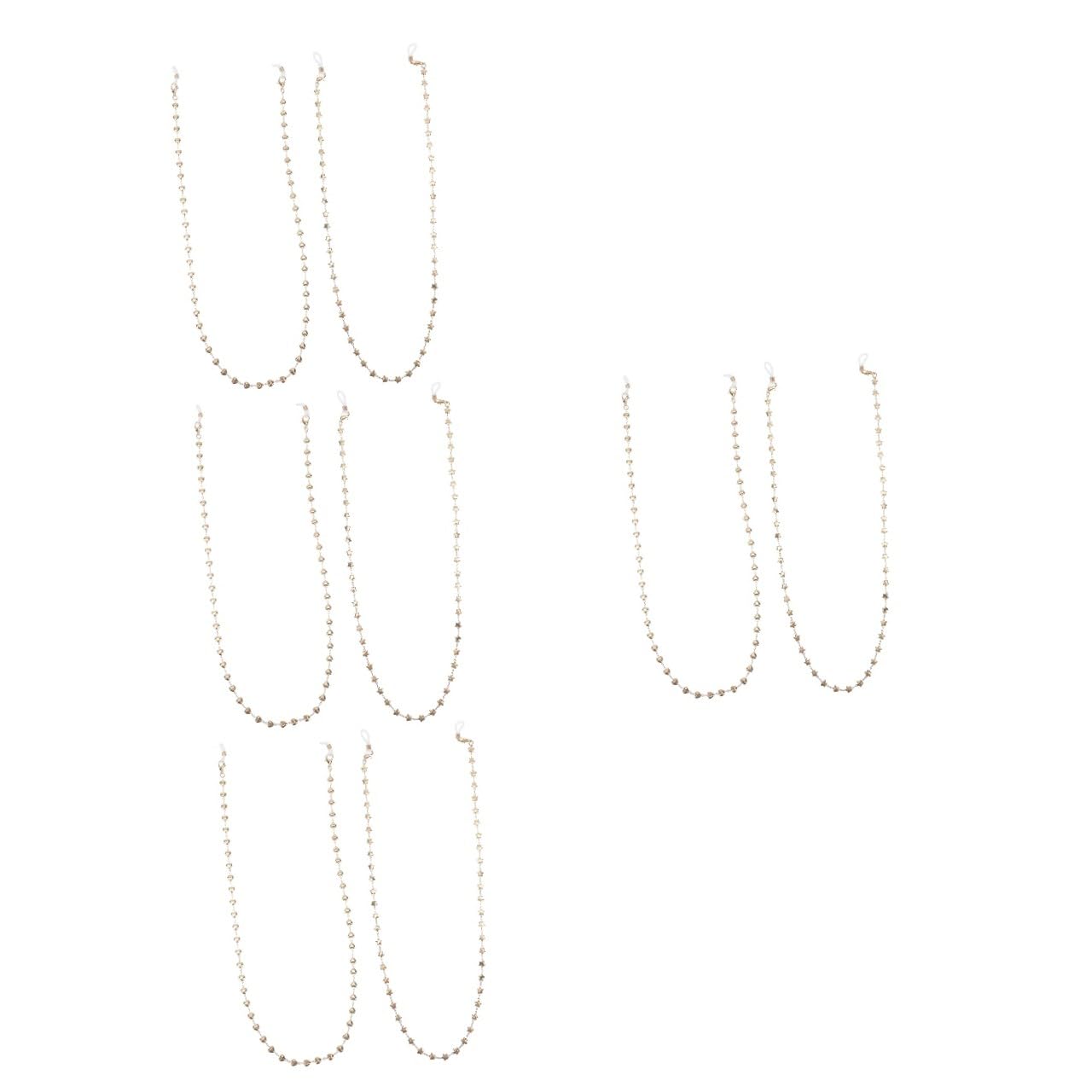 Healeved Herzförmige Brillen Kette Legierung Antirutsch Sonnenbrillen Lanyard Dekorative Brillen Schnur Für Lesebrillen Und Masken