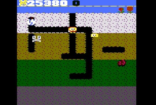 DIG DUG (compatible with Atari 2600+, Atari 7800+ and Atari 7800 video game systems) - Image 3