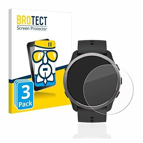 BROTECT Protector Pantalla Cristal para Suunto 5 Peak Protector Vidrio (3 Unidades) - [Dureza 9H, Anti-Arañazos]