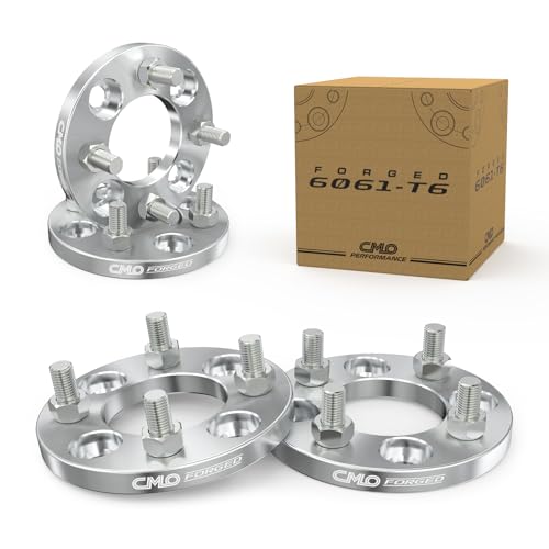 Customadeonly 4x100 to 4x114.3 (4x4.5) Forged Wheel Adapters 15mm – Compatible for Honda, Mazda, Toyota Cars with 4x100 Hubs and M12x1.5 Studs – 4pc Set to Fit 4x114.3 Wheels
