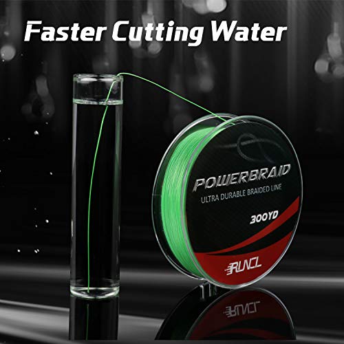 image for RUNCL PowerBraid Fishing Line, Durable Braided Line 8 Strands - Seamle