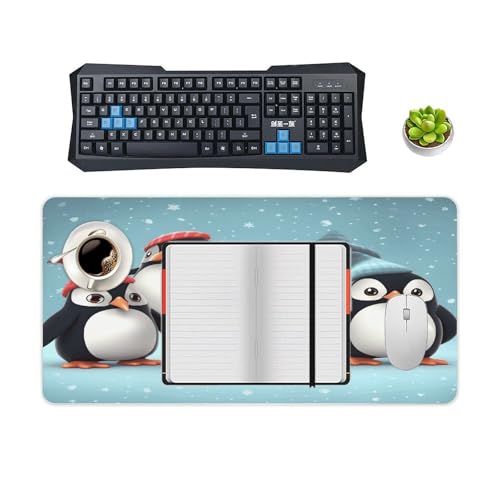 Cute Penguins5 Desk Pad Base Antideslizante 60x30 cm miniatura 4