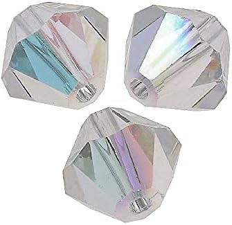 288 pcs Bicone PRECIOSA MC Bead Rondelle Xilion 5.7 x 6 mm, Crystal AB