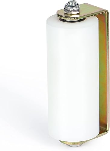 Miniatura 2 de Skelang Rodillo guía de puerta deslizante de 6 pulgadas, guía de puertas enrollables con soporte C, rodillo de puerta deslizante de nailon,