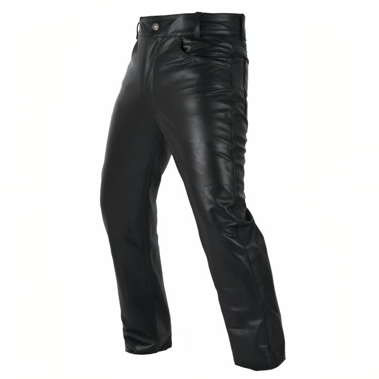 RIZING STAR Leather Pants Jeans Style Motorcycle Riding Pants for Biker2