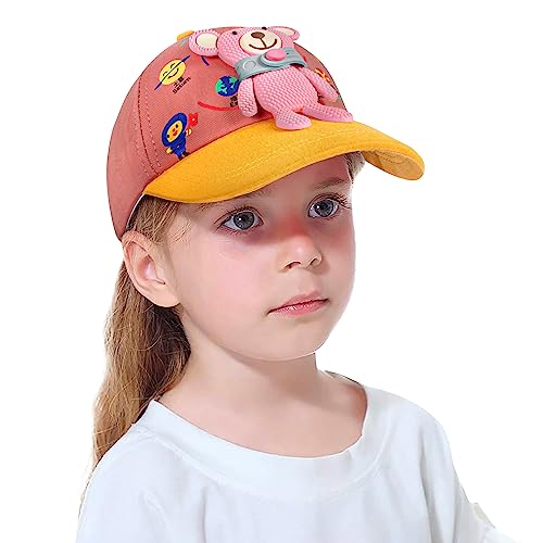 Image of VRITRAZ Unisex Kids Baseball Cap | Soft Cotton Adjustable Sun Hat for Boys & Girls | Casual Outdoor Summer Wear (4-12 Year)