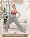 Sweetyweee 3 Pack Women Maternity Pants Wide Leg Over The Belly Lounge Loose Casual Pregnancy Pajama Trousers with Pockets(Army Green, Light Mixed Gray, Black,Medium)