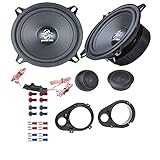 2 Wege Kompo, Empfindlichkeit: 90 dB, Impedanz: 4 Ohm, Einbautiefe: 50 mm, Einbaudurchmesser: 114 mm