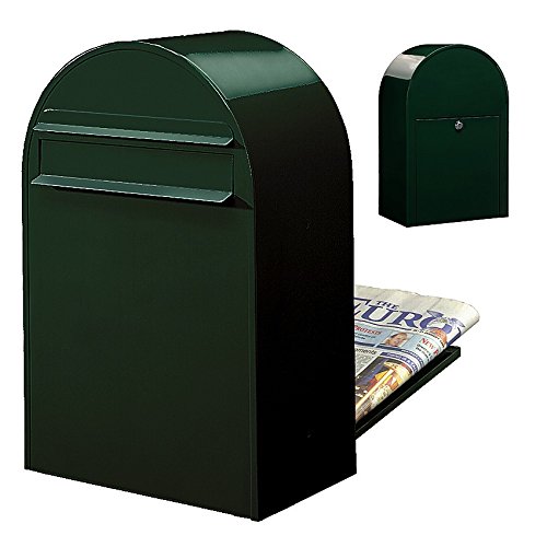 Preisvergleich Produktbild Bobi Classic B Briefkasten COL 6064 schwarzgrün Zaunbriefkasten