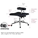 Ergonomic Kneeling Chair with Wheels Height Adjustable Home Office Desk Chair for Meditation Cross Legged Chair for Improved Posture One Size Fits All
