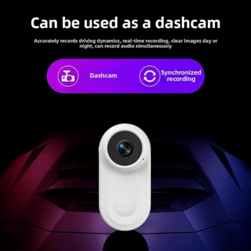 Cámara de acción compacta 1080P, gran angular de 120° con visión nocturna y accesorios 4
