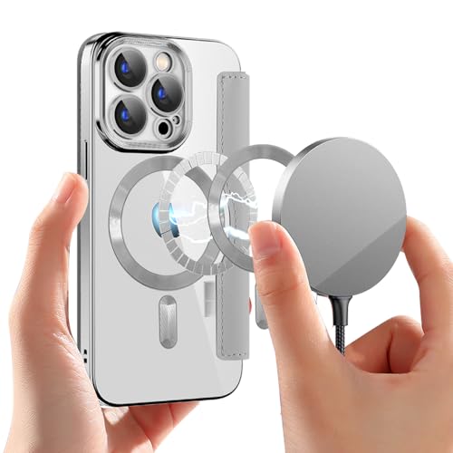 Étui à rabat iPhone 15 Pro coque cuir galvanisé 360 - 3