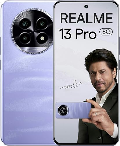 Image of REALME 13 Pro 5G (Monet Purple, 8GB RAM, 256GB Storage)| Upto 16GB Dynamic RAM | Snapdragon 7s Gen2 Processor |6.7 inch Curved Display | 50MP+8MP+2MP | 32MP Front Cam | 5200 mAh Battery | AI Ultra Clarity