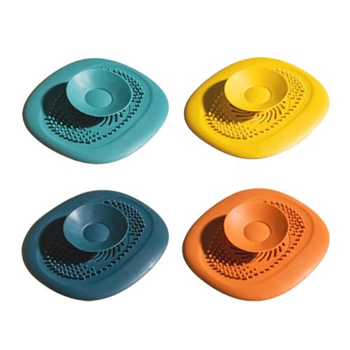4 unidades de protector de desagüe de silicona para control de olores, uso doméstico y comercial miniatura 1