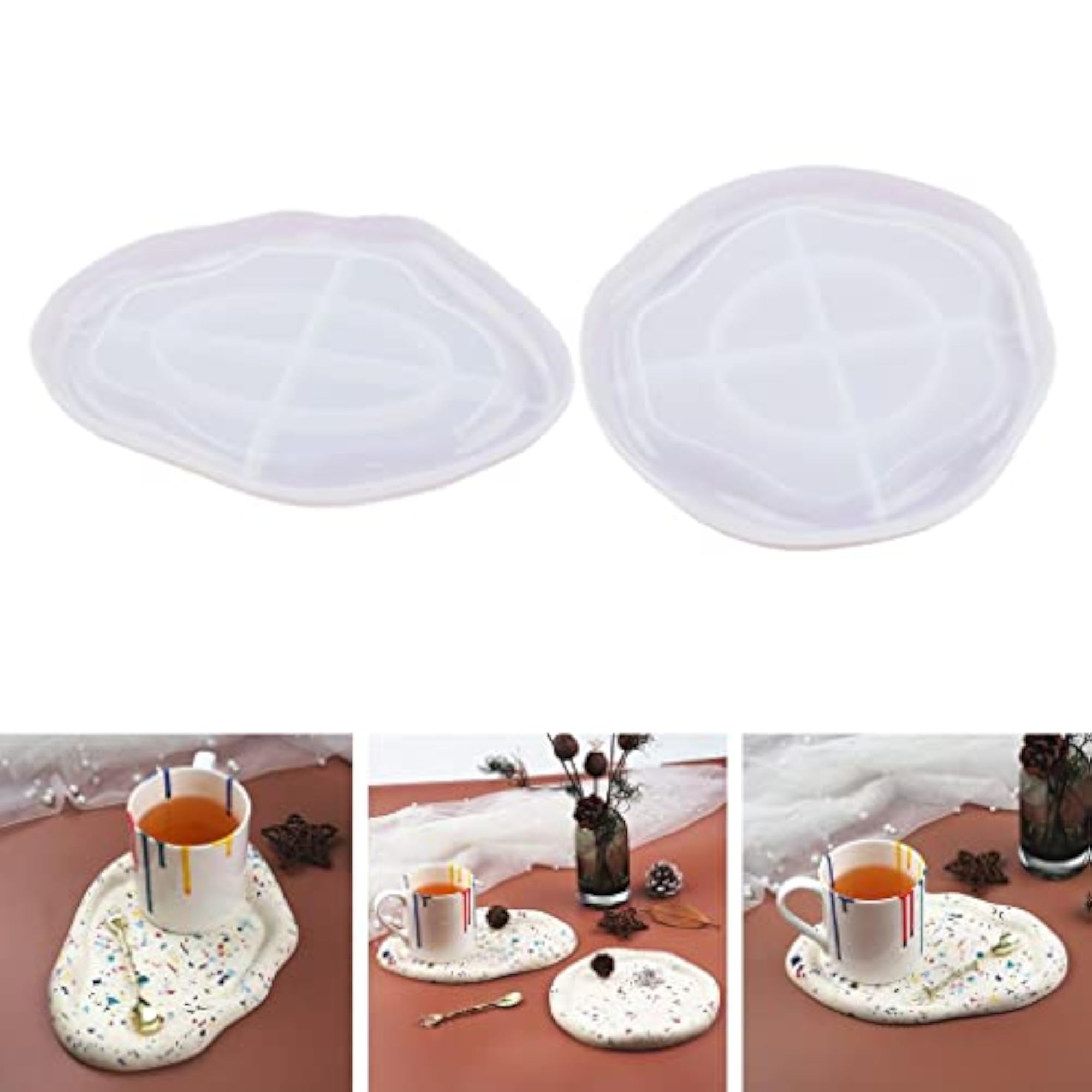 Handmade Silicone Mould for DIY Coasters