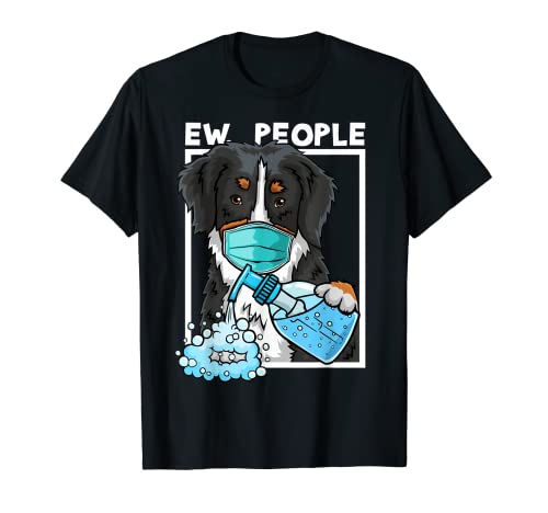 Montaña bernesa con mascarilla desinfectante de manos Ew People Camiseta