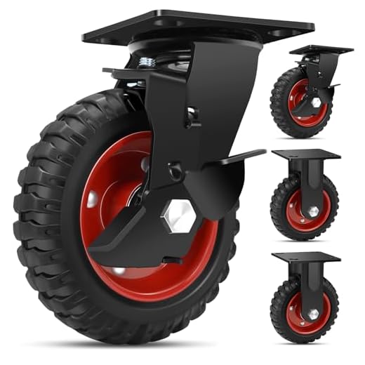 Heavy Duty Caster Wheels Set of 4