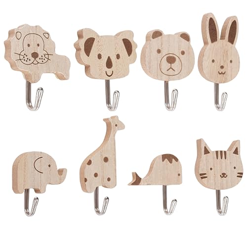 Zykra Perchero infantil de madera juego