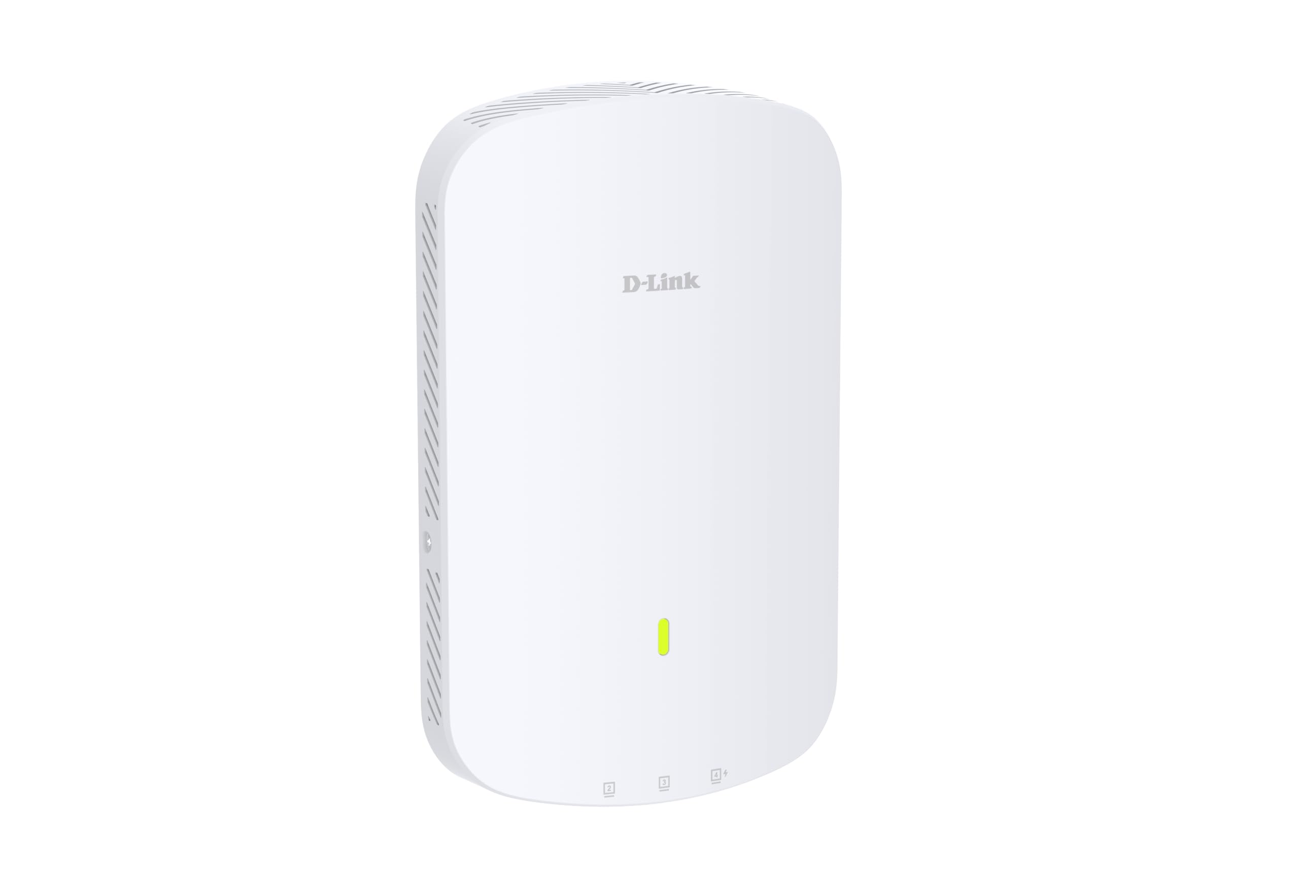 D-Link DAP-X3060W Access Point Wi-Fi 6 AX3000 da parete, 2402 + 574 Mbps, PoE, 3 porte Gigabit downlink con PSE, sicurezza WPA3, gestione Nuclias Connect