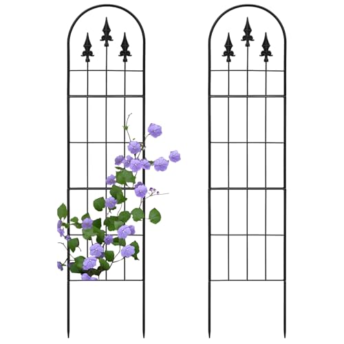 LATIHUUM 2 Pack 57.8" H x13 W Garden Trellis for