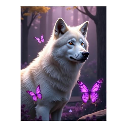 TZTTZT Kits de arte de diamantes para adultos – Impresión moderna de orquídea mariposa n.º 177 Kits de pintura de diamantes para adultos principiantes, pintura de diamantes sin marco para decoración