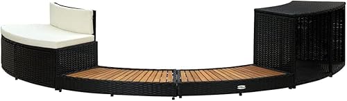 Emmtore Akazienholz Whirlpool Umrandung Witterungsbeständig Verkleidung Poolumrandung Poolverkleidung für Jacuzzi Schwarz Poly Rattan Emmtore Akazienholz Whirlpool Umrandung Witterungsbeständig Verkleidung Poolumrandung Poolverkleidung für Jacuzzi Schwarz Poly Rattan
