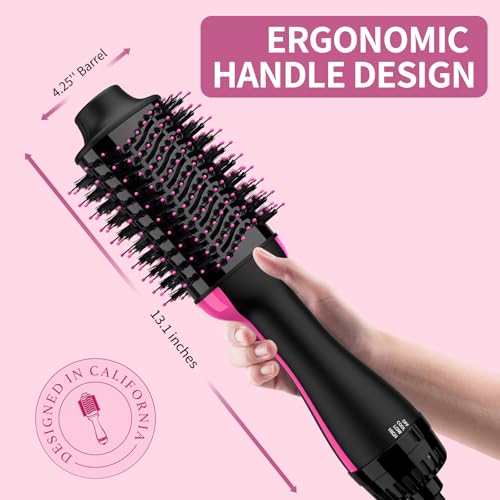 Umeely SY-BD08 Hair Dryer And Blow Dryer Brush In One, 4 In 1 Hair Dryer And Styler Volumizer With Negative Ion Anti-Frizz Ceramic Titanium Barrel Hot Air Straightener Brush 75Mm Oval Shape thumb #3
