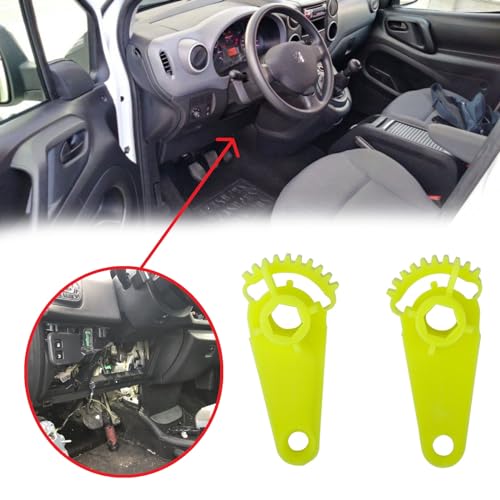 Twowinds - Klimasteuerhebel 6447.XA Kompatibel mit Peugeot Partner (2008-2022), Citroën C4 Picasso (2006-2013), Berlingo II - Lüfterrad Regler Klimaanlage - A/C (2 Einheiten, farbe kann variieren)