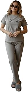 CREAVASTRA Women Night Suit Set | Printed Half Sleeve T-Shirt & Pyjama Set | Soft & Comfortable Loungewear for Women | Cas... Price In India
