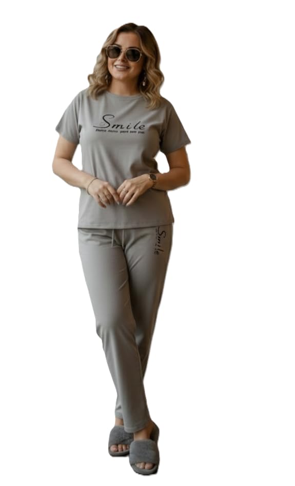 CREAVASTRA Women Night Suit Set | Printed Half Sleeve T-Shirt & Pyjama Set | Soft & Comfortable Loungewear for Women | Cas... - Review, Price and Buying Guide