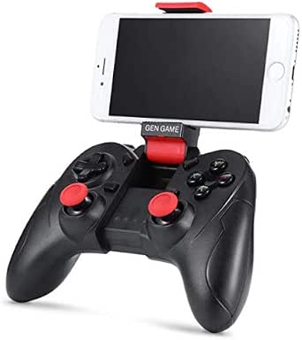 Black Gen Game S6 Wireless Bluetooth 3.0 Gamepad Joystick Game ...